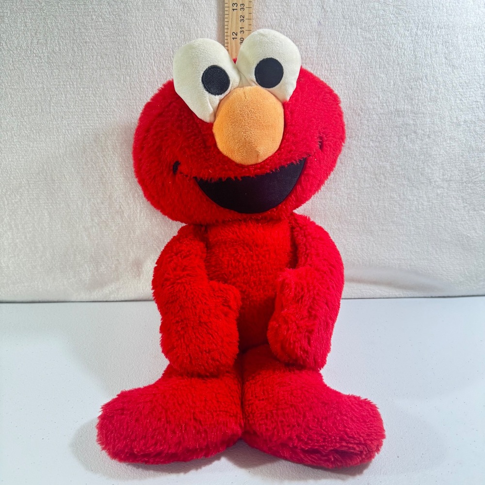 Sesame Street Elmo Plush Stuffed Animal Red Soft Toy 18‎ Inch